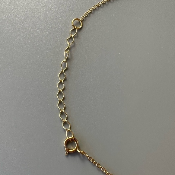 14K Gold Vermeil Lightning Bolt Anklet - Picture 6 of 10
